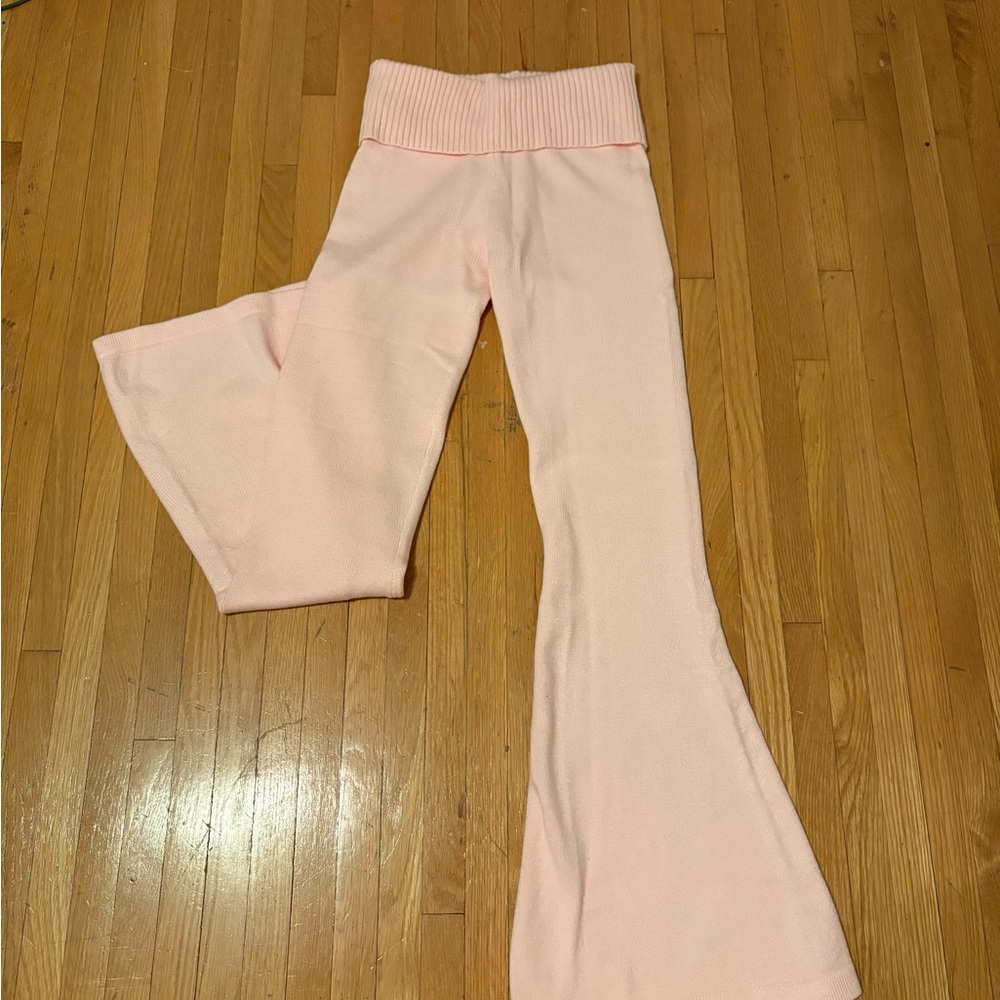 Pink Kids Flared Bottoms